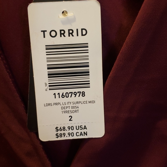 Studio knit surplice wrap dress - Picture 4 of 4